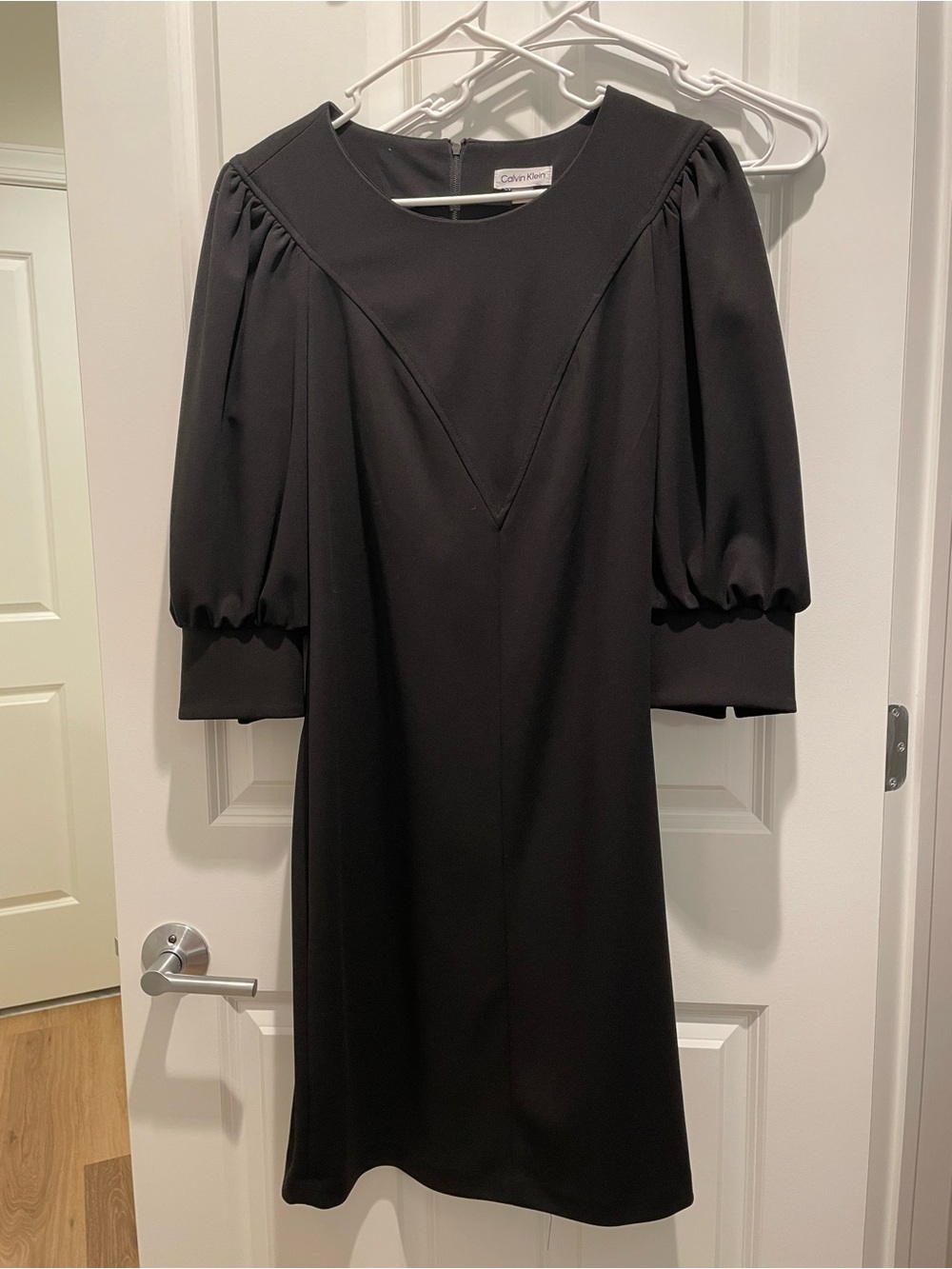 Calvin Klein Black Shift Dress Size 14